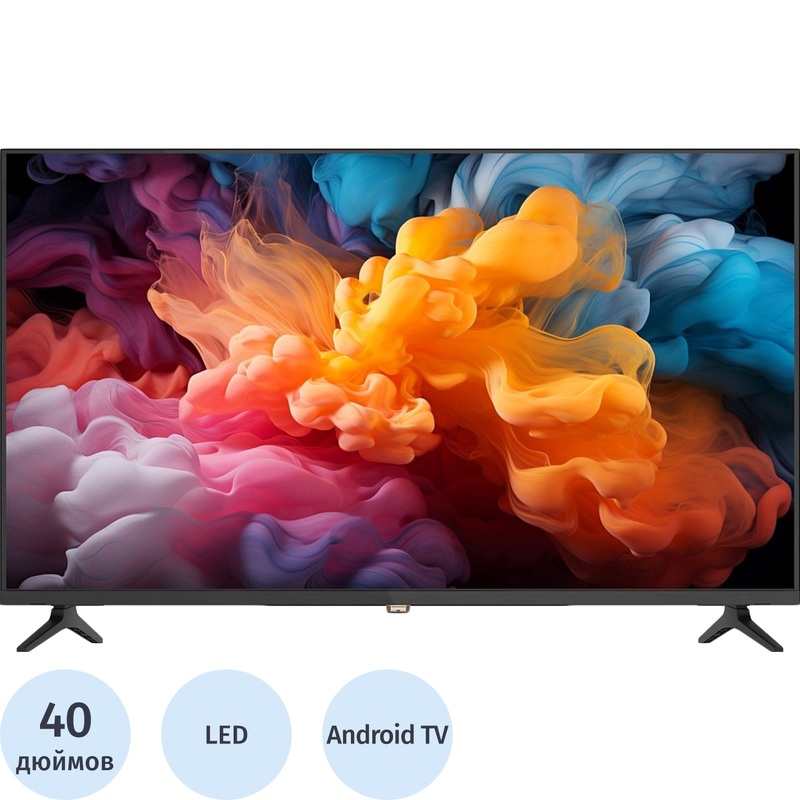 Изображение товара Телевизор Supra 40" Full HD Smart TV Android Wi-Fi HDMI USB