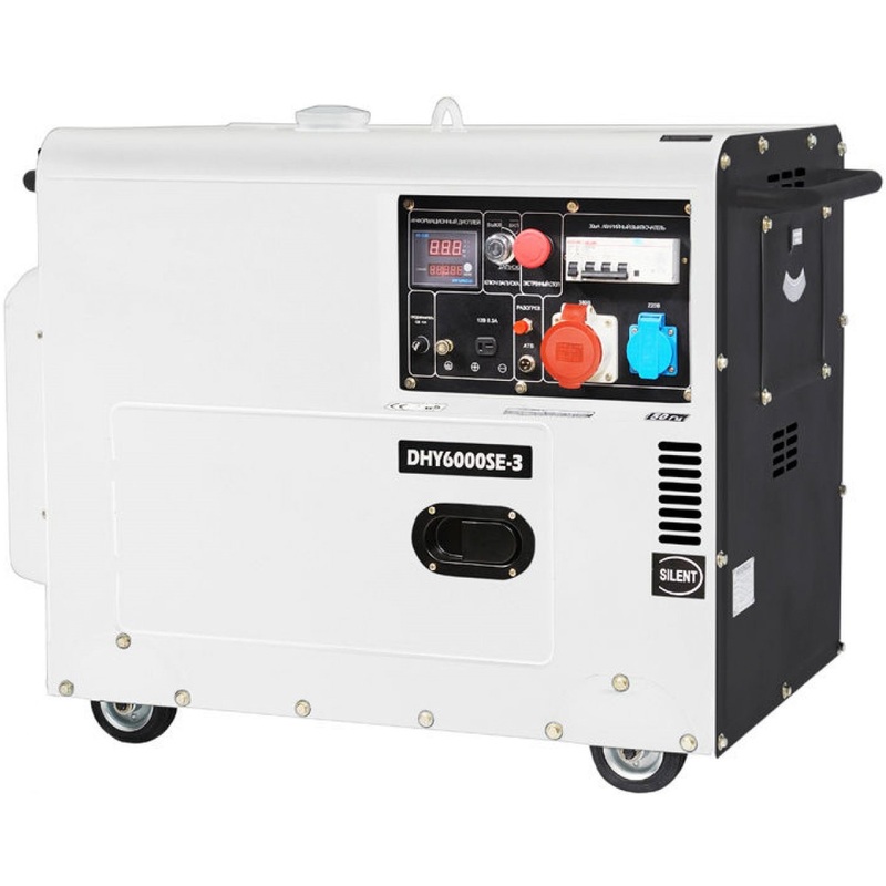Изображение товара Генератор дизельный Hyundai DHY 6000SE-3