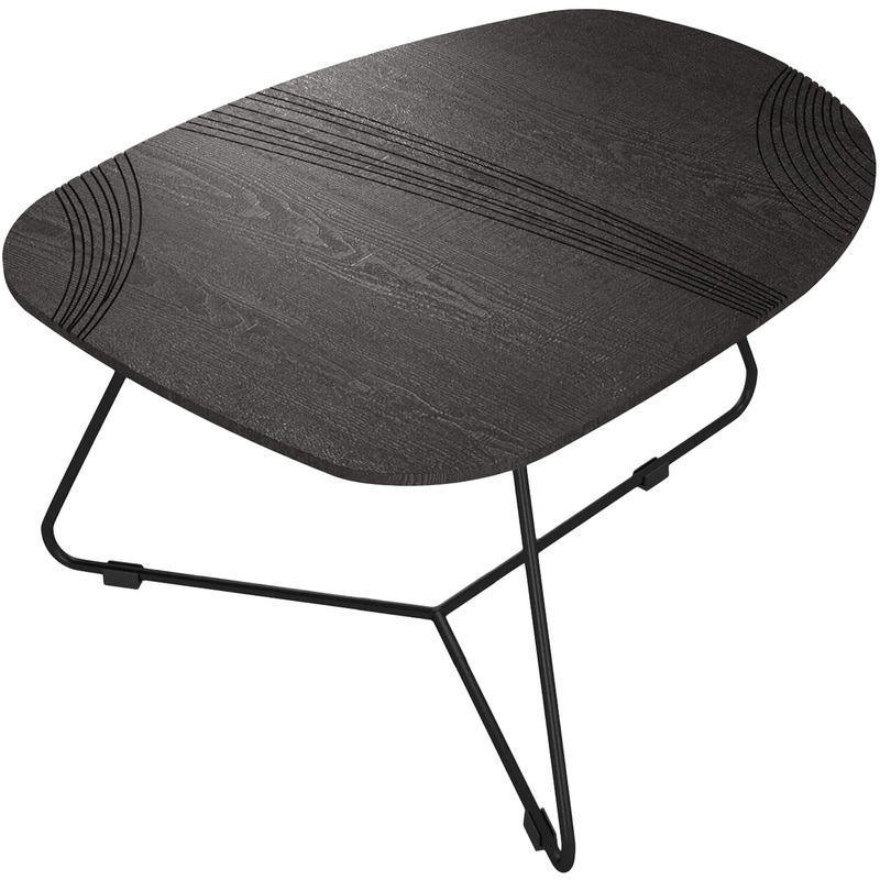 Изображение товара Журнальный стол SHT-CT52-2 сонора черный муар 669х569х364 мм