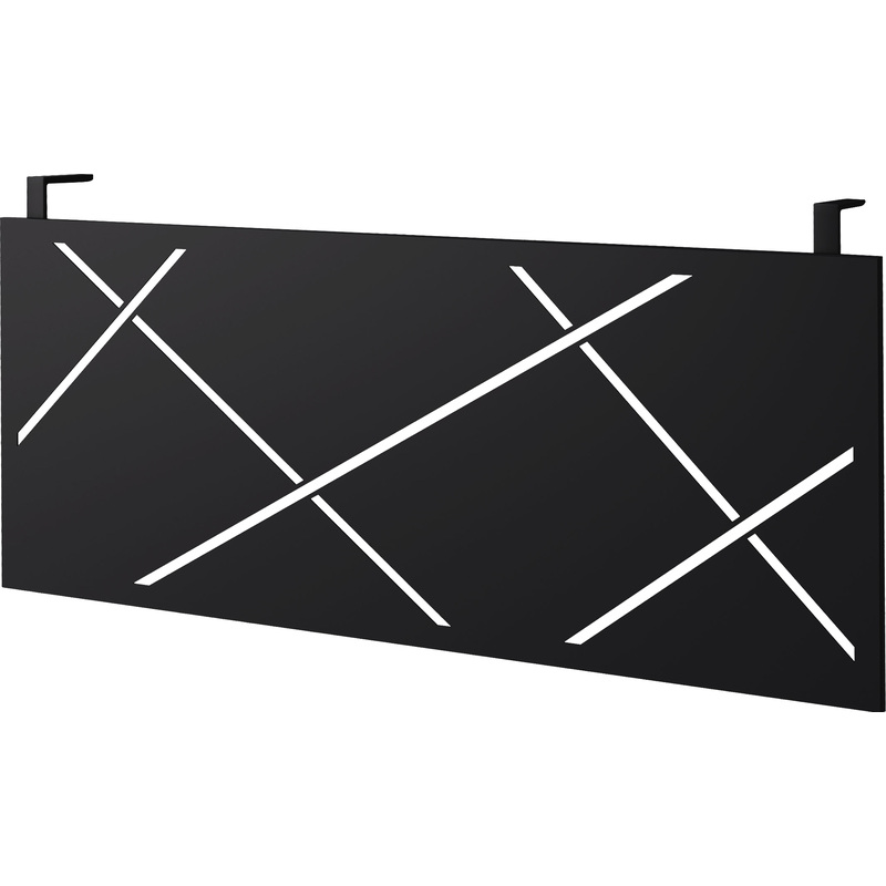 Изображение товара Экран Лофт 1220 черный металлический для стола