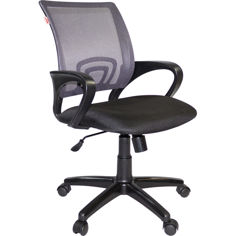 Изображение товара Уценка. Кресло офисное Easy Chair 304 серое/чёрное (сетка/ткань, пластик) Изображение товара Уценка. Кресло офисное Easy Chair 304 серое/чёрное (сетка/ткань, пластик)