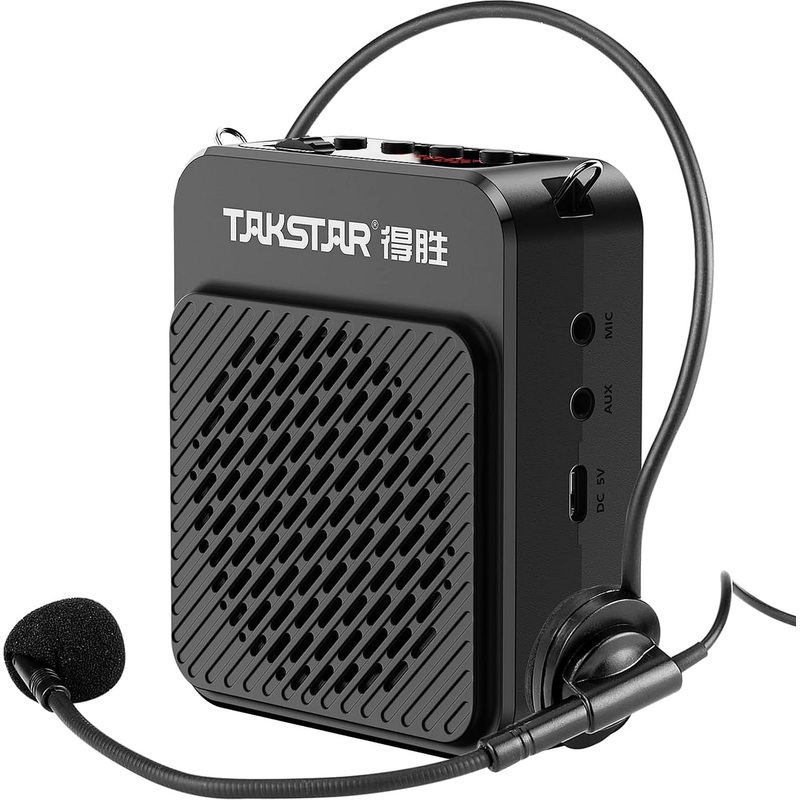 Изображение товара Усилитель голоса Takstar E180M Black с проводной гарнитурой, аккумулятор 20 часов работы