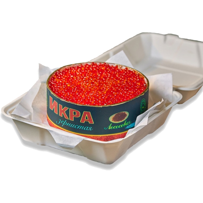 Изображение товара Бенто-торт Красная икра 800 г оригинальный десерт в виде икры с начинкой сникерс