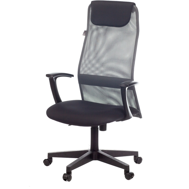 Изображение товара Кресло для руководителя Бюрократ KB-8 серое с сеткой