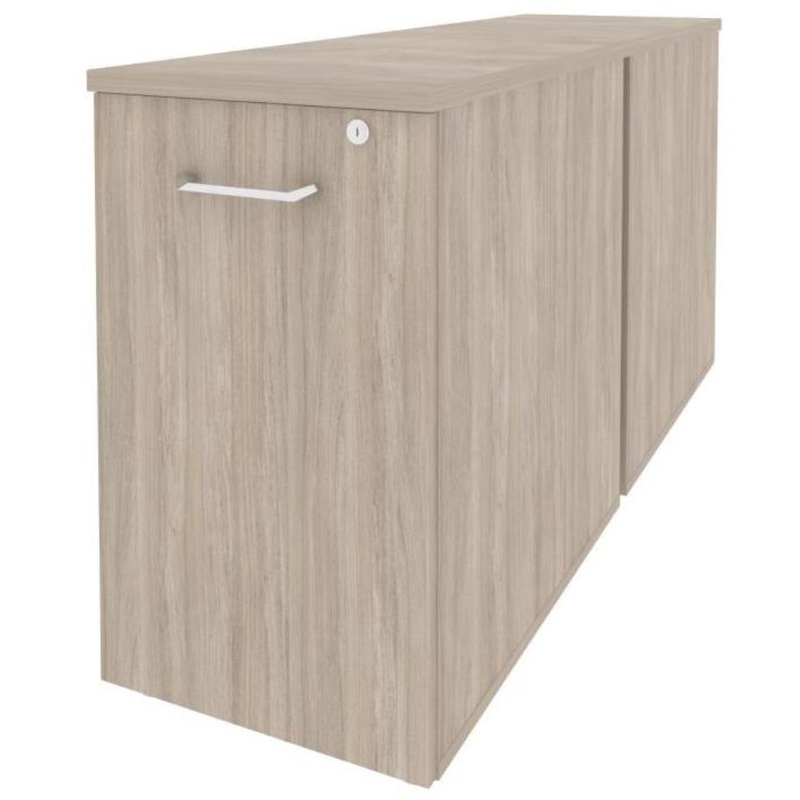 Изображение товара Тумба приставная двойная Onix O.VTPO-2.7 с центральным замком (дуб аттик, 432х1475х750 мм, с выдвижной секцией)