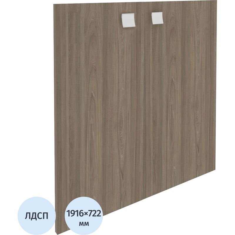 Изображение товара Высокие двери Metal System Style 242515-Н-ЛД1Л/Пр вяз благородный 722x1916 мм (2 шт)