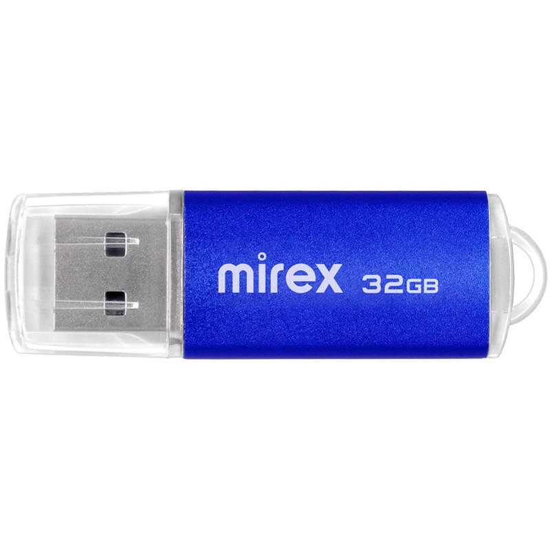 Изображение товара Флешка USB 2.0 32 ГБ Mirex Unit синий пластиковый корпус