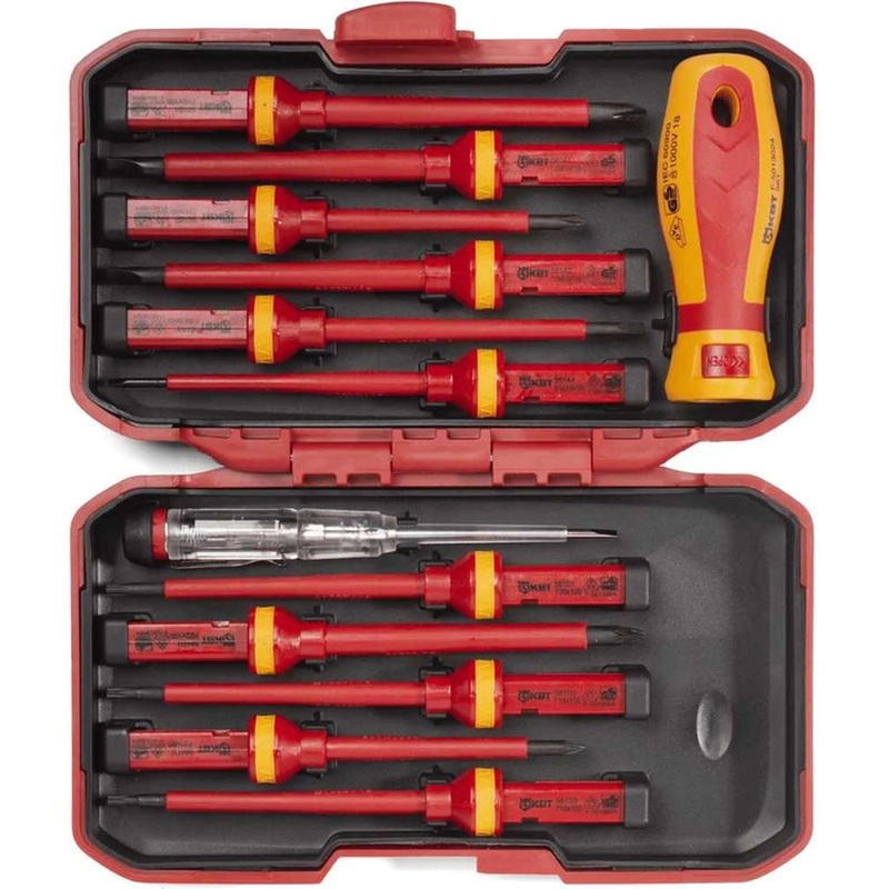 Изображение товара Набор диэлектрических отвёрток КВТ Профи НИО-4412 13 предметов