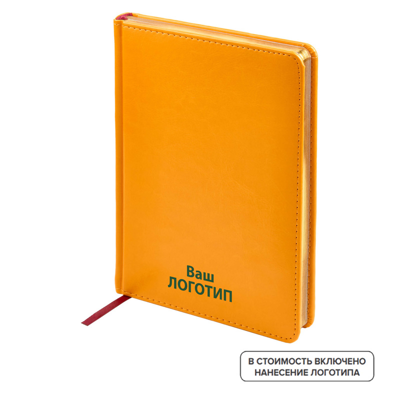 Изображение товара Недатированный ежедневник Bruno Visconti Sidney Nebraska А5 искусственная кожа оранжевый