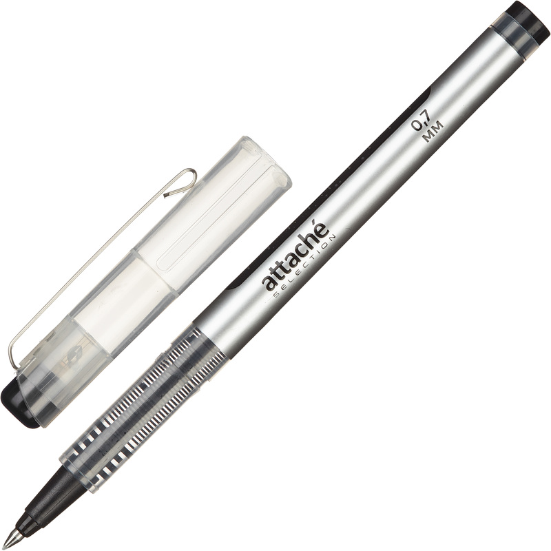Изображение товара Роллер Attache Selection Turbo черный 0.7 мм одноразовая ручка писательская