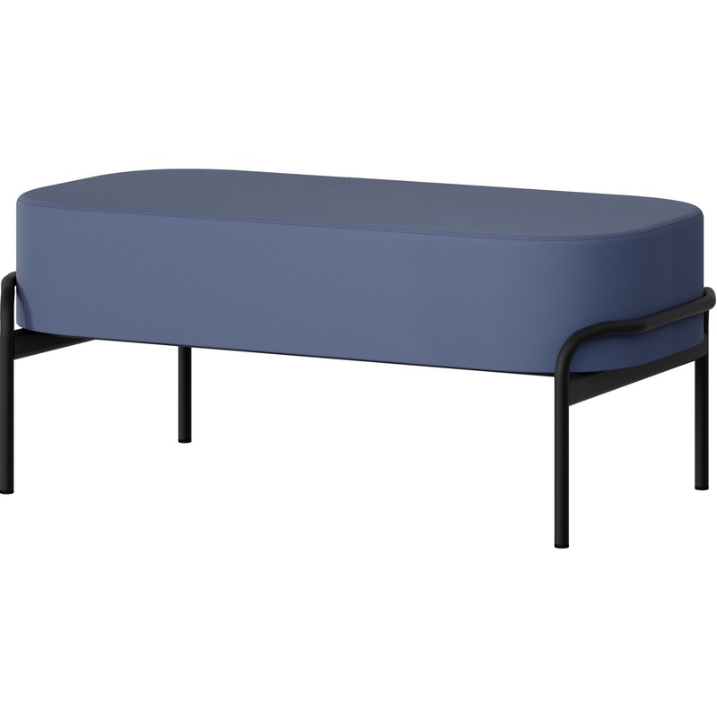 Изображение товара Модуль дивана прямой Клауд БМ13-02 двухместный синий искусственная кожа