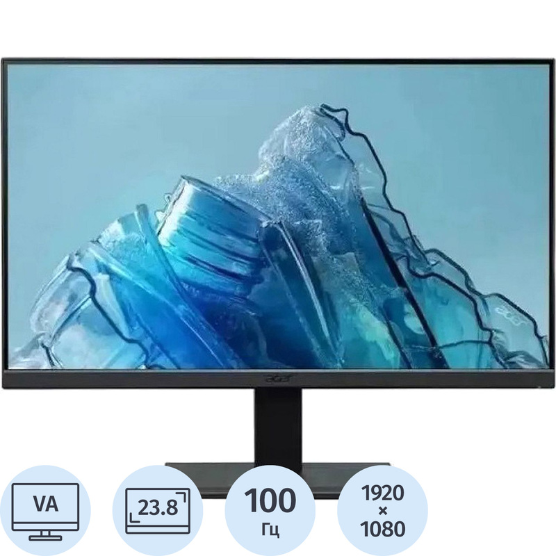 Изображение товара Монитор 23.8 Acer V247YHbmipxv черный 1920x1080 HDMI VGA
