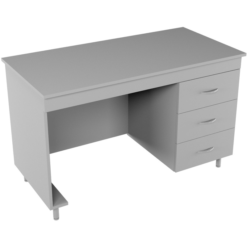 Изображение товара Стол лабораторный письменный НВ-1200 СП (серый, 1200х600х750 мм)