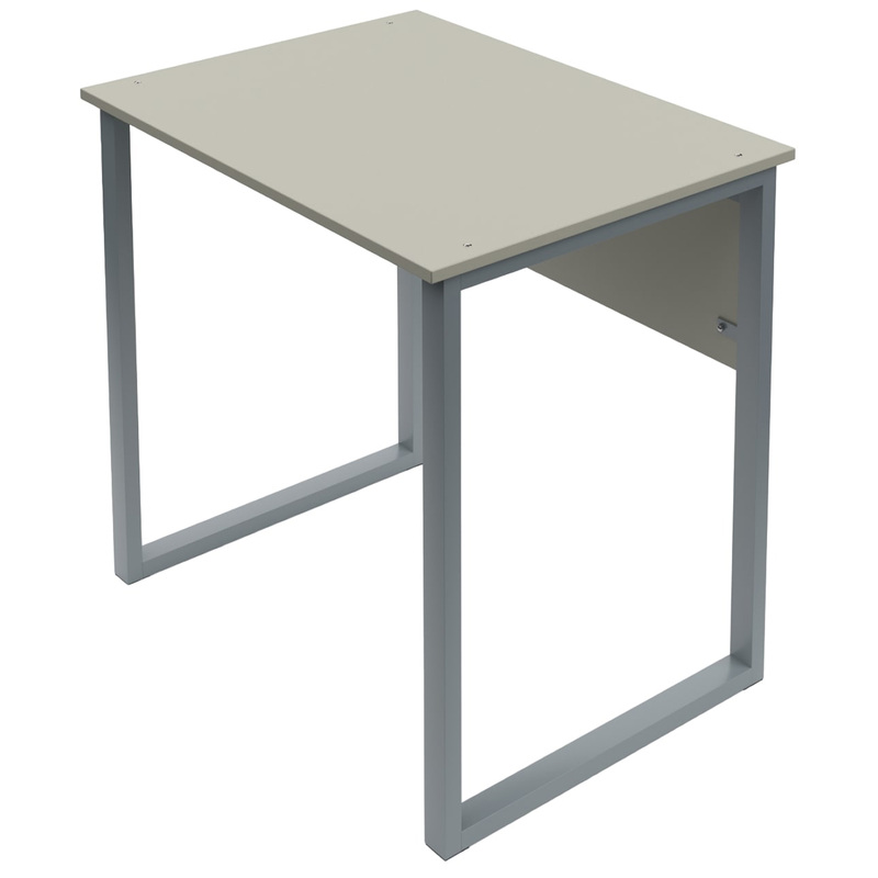 Изображение товара Стол О-образные опоры (серый, 800х600х760 мм)