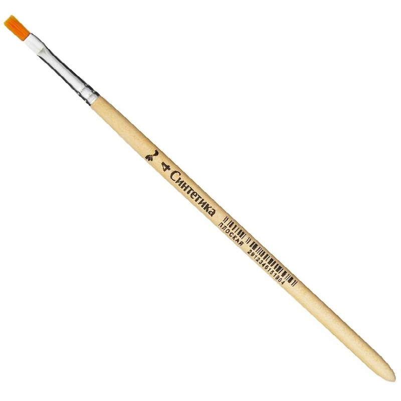 Изображение товара Кисть Комус Класс (№1 School) плоская синтетика №4