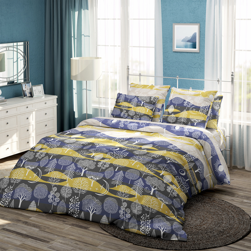 Изображение товара Постельное белье Самойловский текстиль День-ночь семейное бязь 220x240 см