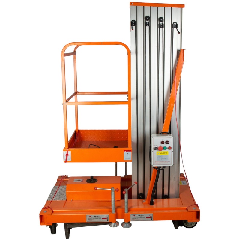 Изображение товара Подъемник мачтовый сетевой TOR GTWY9-100AC грузоподъемность 125 кг высота 11 м