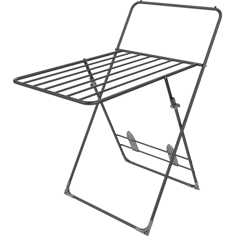Изображение товара Сушилка для белья напольная складная Zalger Stand (98x62x106 см) серая