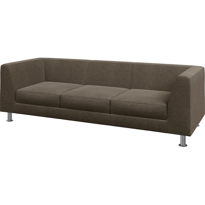 Изображение товара Диван трехместный Evolution EVO3-2 коричневый (ткань)