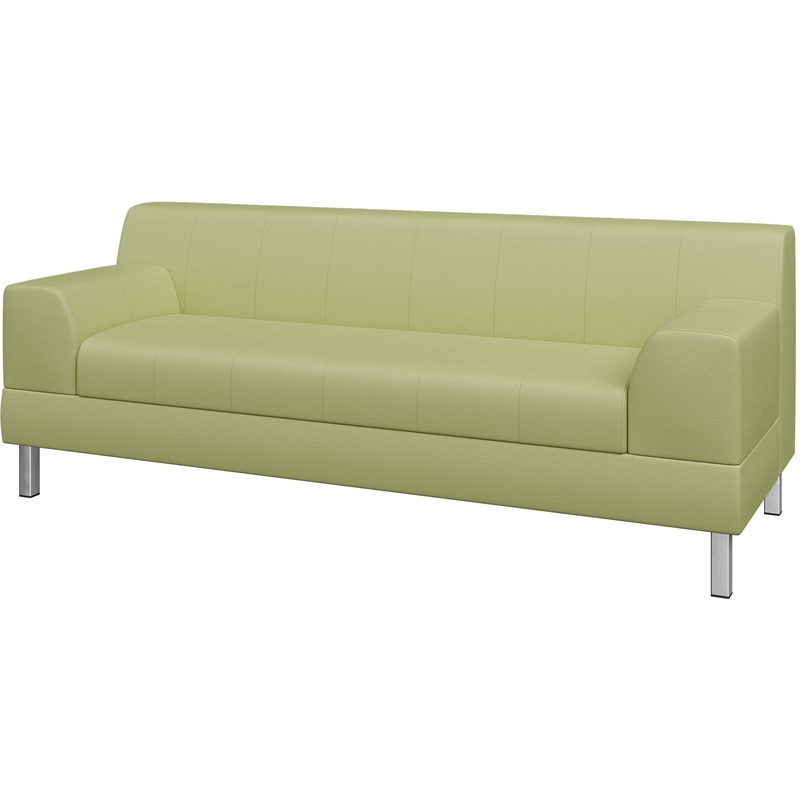 Изображение товара Диван трехместный Flagman FL3-2 салатовый (искусственная кожа)