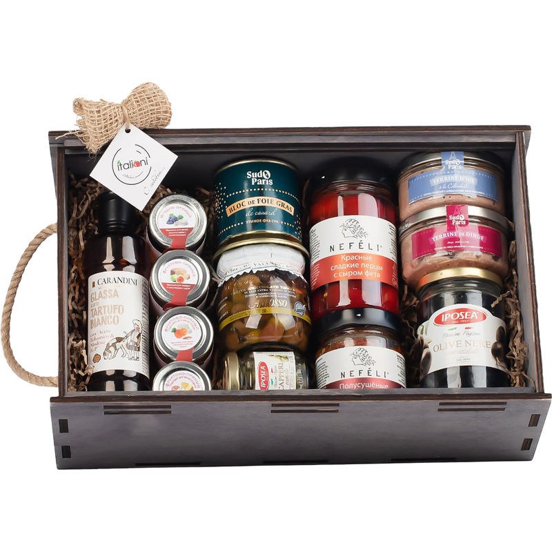 Изображение товара Подарочный набор деликатесов Italioni №54 4.6 кг для гурманов и подарка
