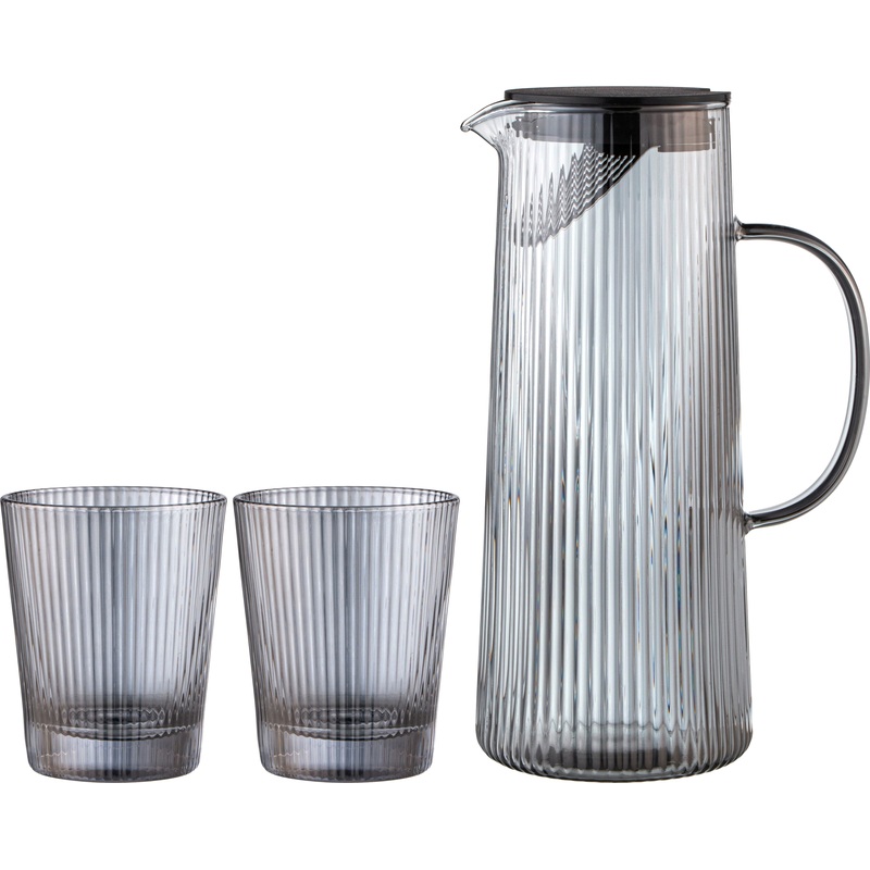 Изображение товара Набор для сока и воды Lefard 3 предмета кувшин и стаканы стекло