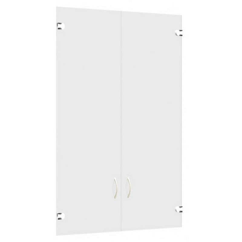 Изображение товара Двери Агат А-01.2 стеклянные прозрачные 788х1156 мм