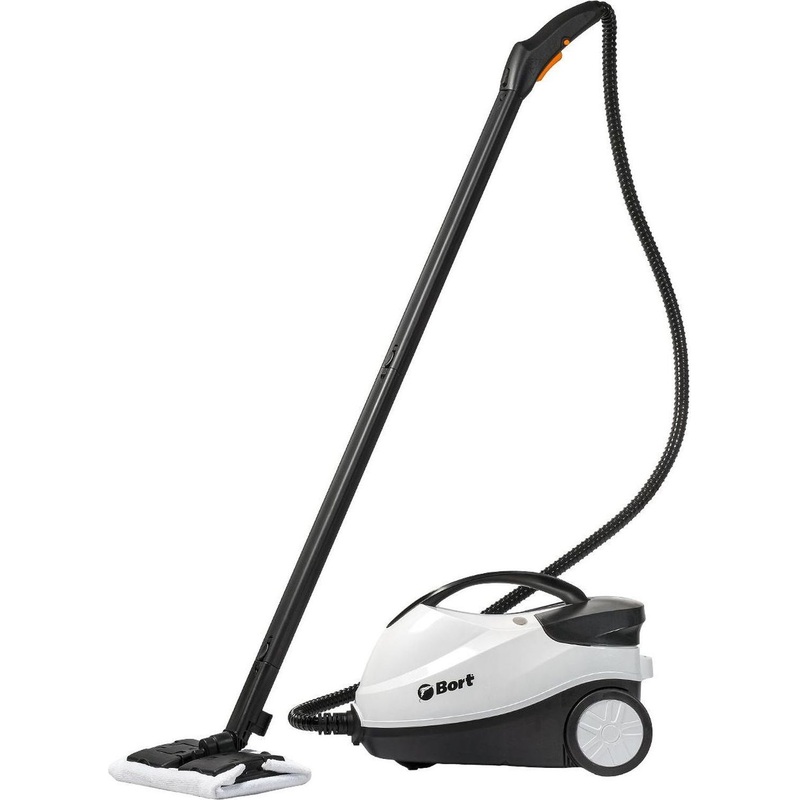 Изображение товара Напольный пароочиститель Bort BDR-2300-R мощный и универсальный для дома и автомобиля
