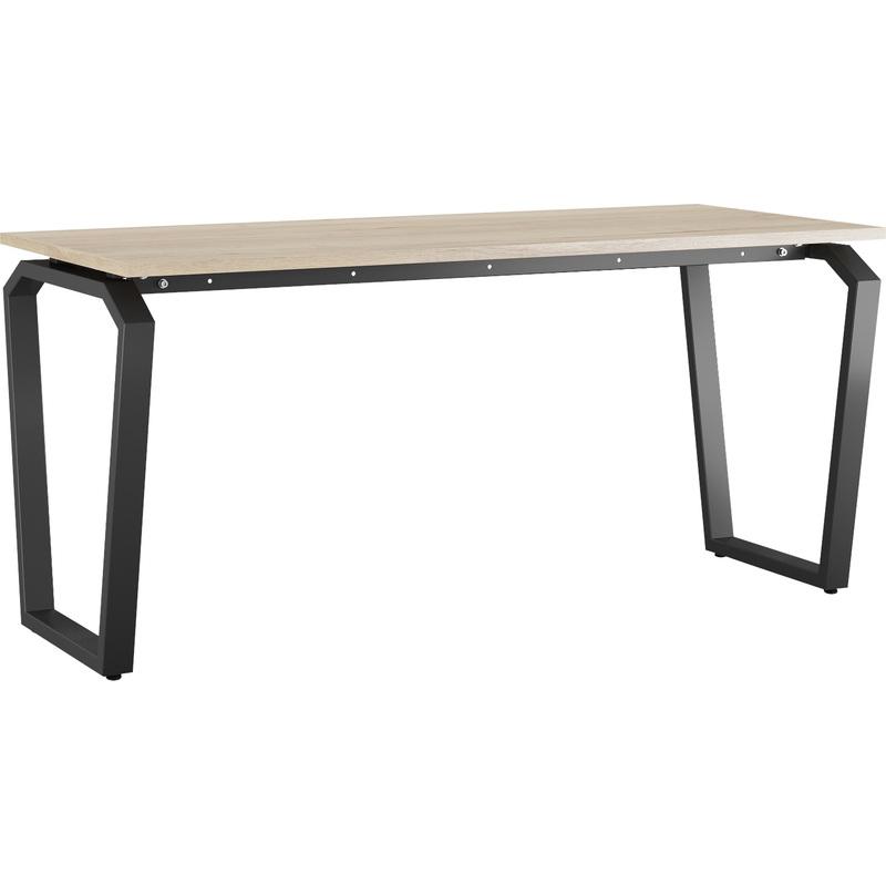 Изображение товара Стол прямой Kobor TB-100/60 черный муар дуб натуральный для офиса и дома