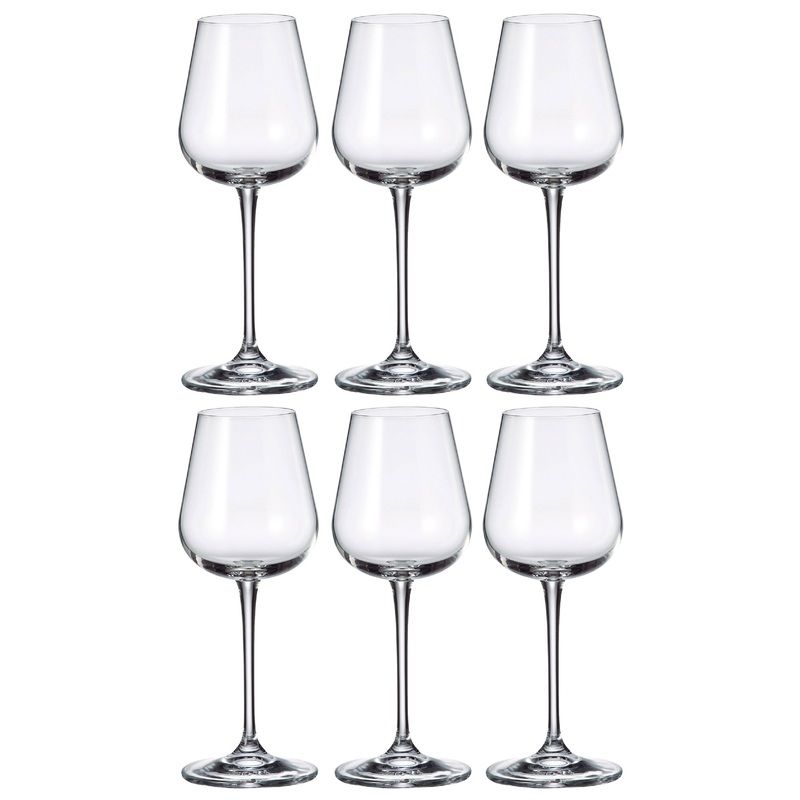 Изображение товара Набор бокалов для белого вина Crystal Bohemia Ardea 6 шт 330 мл современный стиль