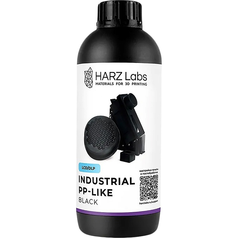 Изображение товара Фотополимер для 3D-принтера HARZ Labs Industrial PP-Like черный 0.952 л