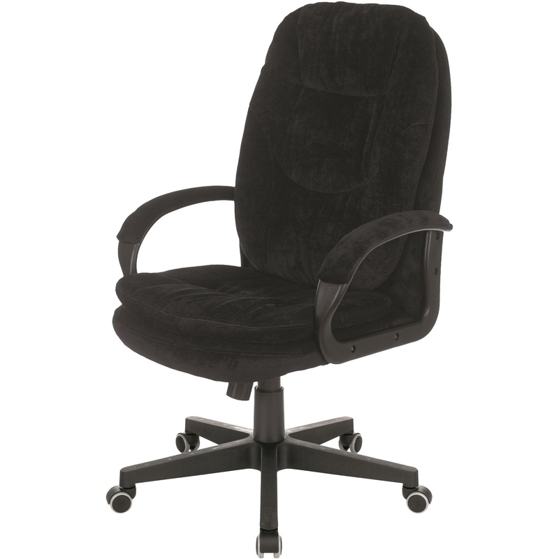 Изображение товара Уценка. Кресло для руководителя Бюрократ CH868N чёрное (велюр, пластик)