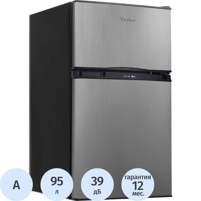 Изображение товара Холодильник Tesler RCT-100 двухкамерный с морозильником