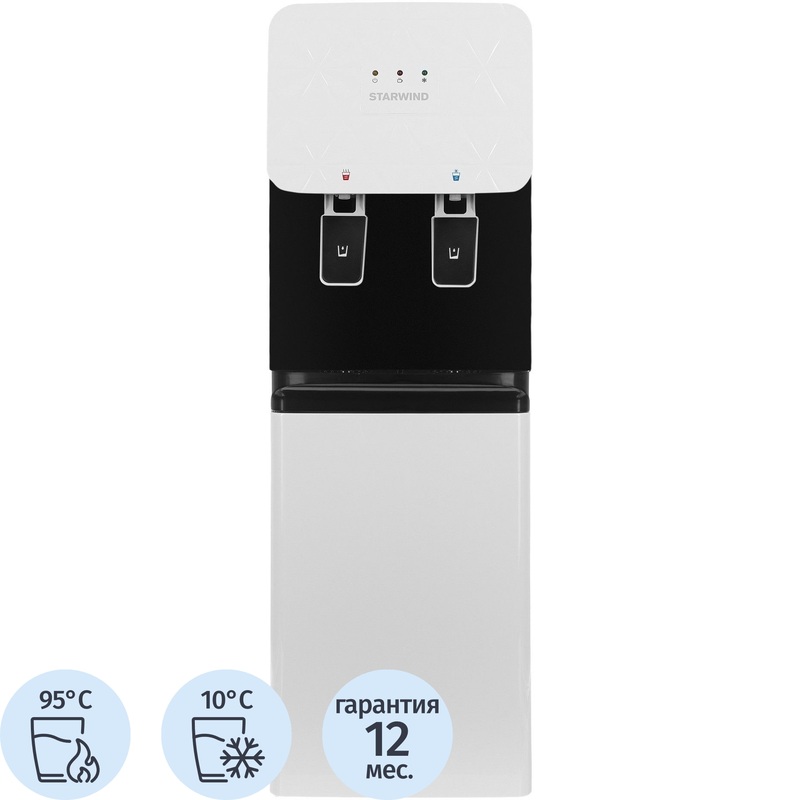 Изображение товара Кулер для воды Starwind SW-1003EW белый нагрев и охлаждение