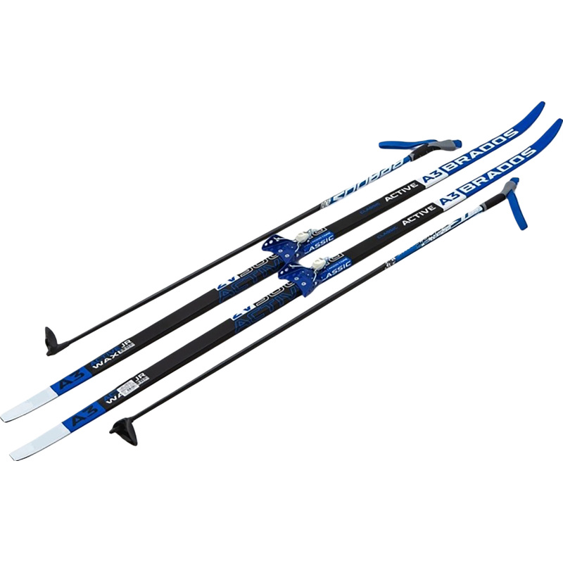 Изображение товара Лыжный комплект STC Step Brados Active A3 Blue 180 см синий