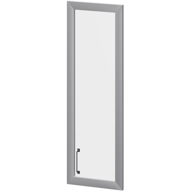 Изображение товара Дверь стеклянная правая в алюминиевой раме К-979 Приоритет (кронберг, 1165х356х20 мм)