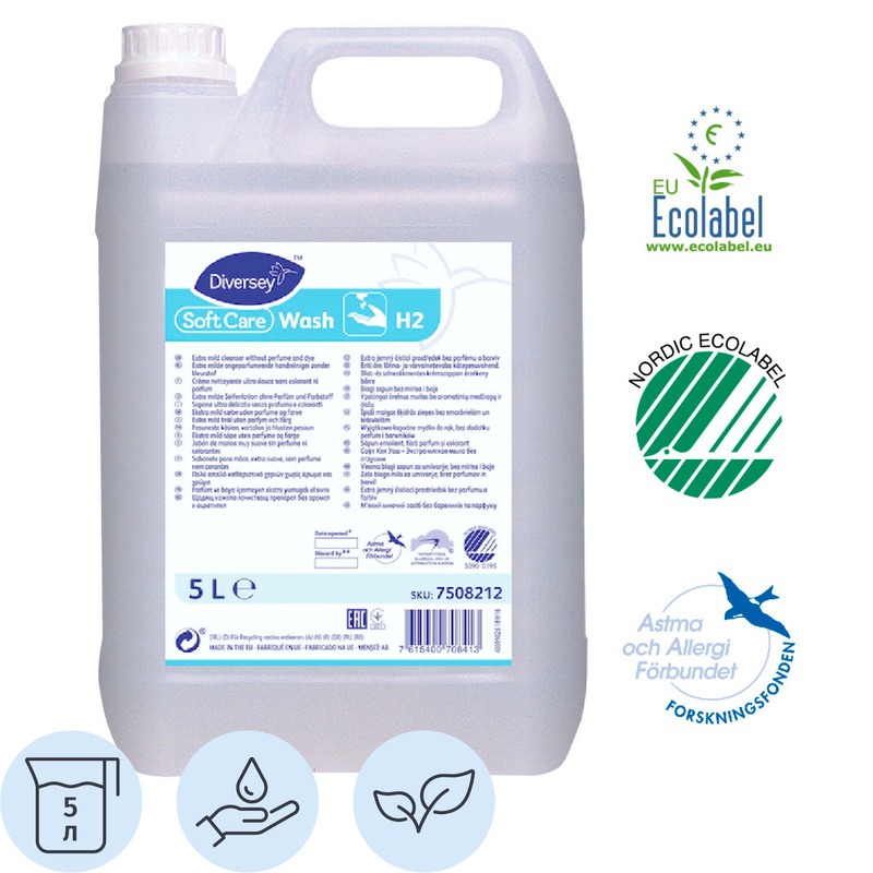 Изображение товара Мыло жидкое Diversey Soft Care Wash 5000 мл