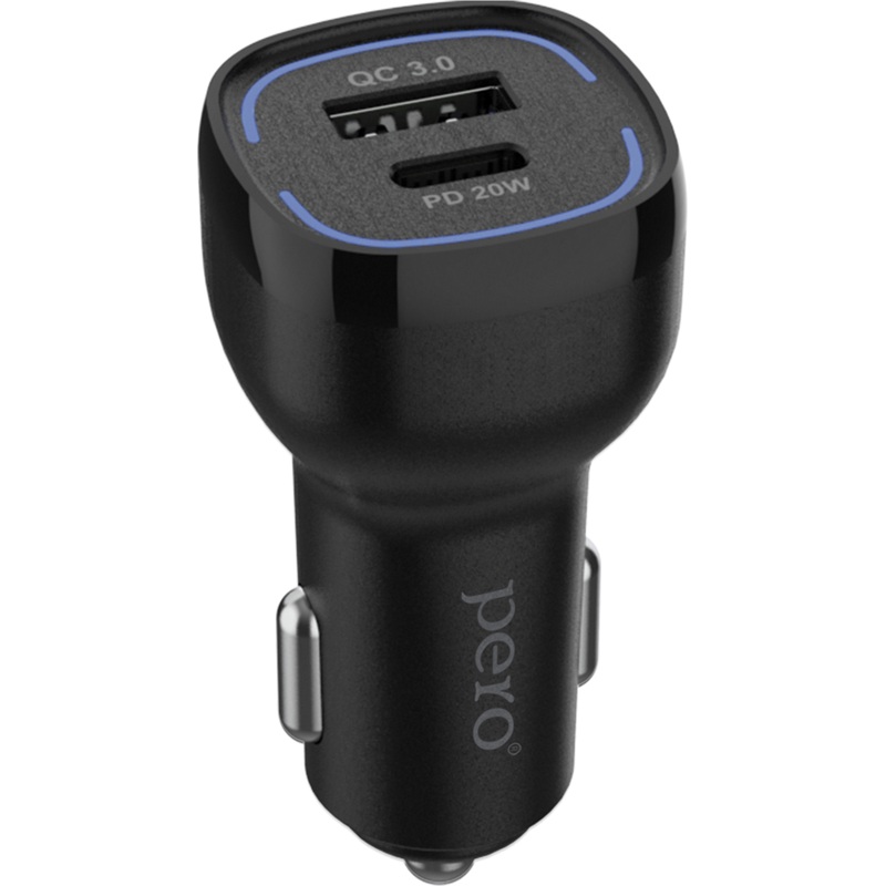 Изображение товара Зарядное устройство Pero AC05 с быстрым зарядом и двумя USB