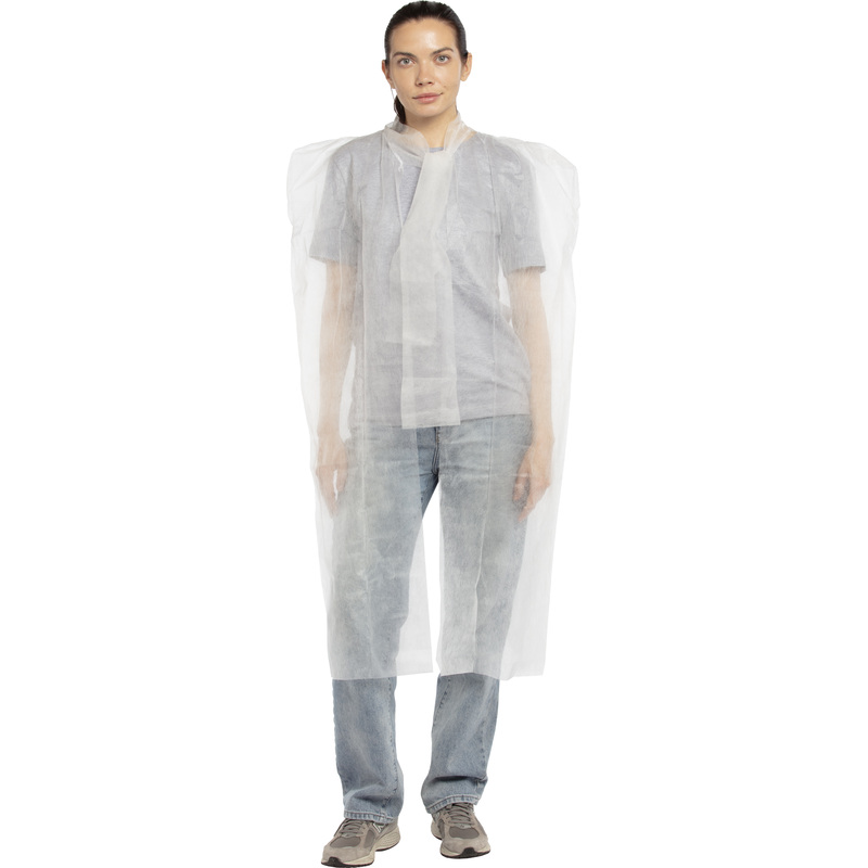 Изображение товара Одноразовая накидка Снаблайн белая 110x160 см (10 штук в упаковке)