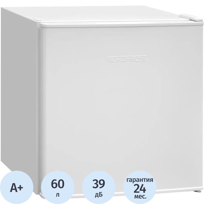 Изображение товара Компактный холодильник Nordfrost NR 506 W без морозильной камеры А+ надежный