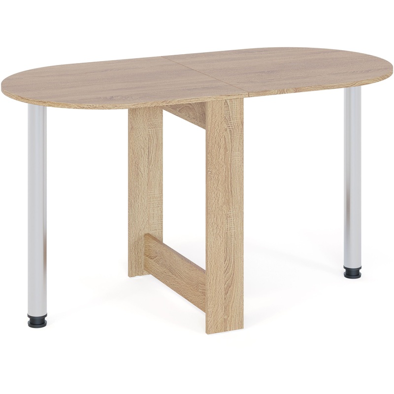 Изображение товара Раскладной стол СП-18 дуб сонома компактный мебель для кухни и гостиной