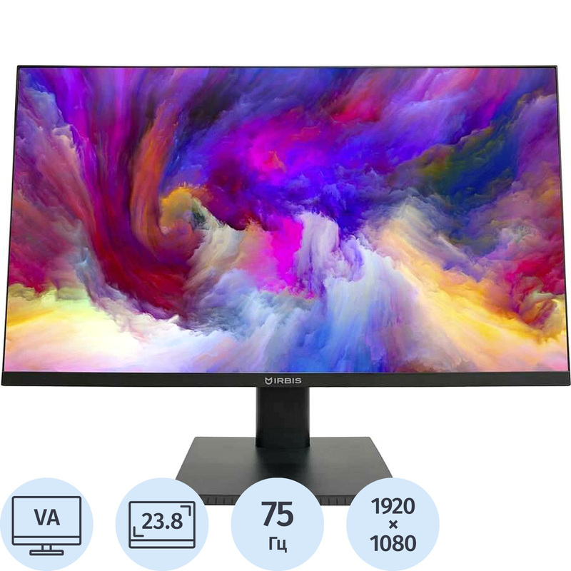 Изображение товара Монитор 23.8 Irbis Vieworld IMVW24_U с HDMI и встроенными динамиками