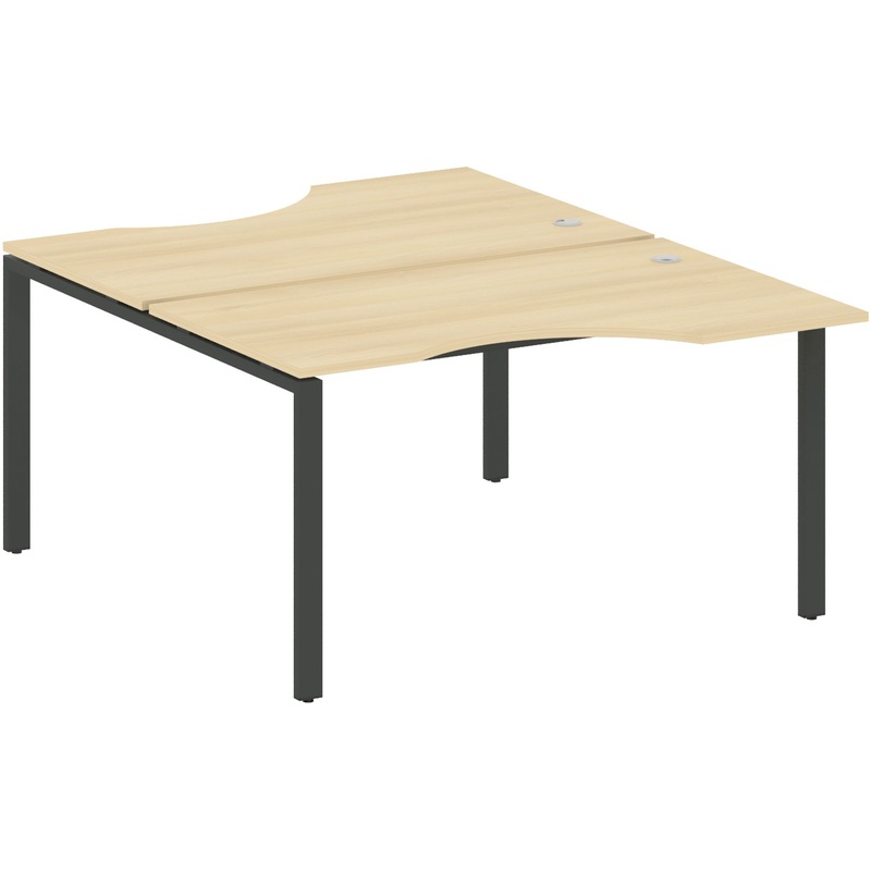 Изображение товара Рабочая станция Metal System Style БП.РАС-СА-2.2 акация лорка/антрацит 1400x1835 мм