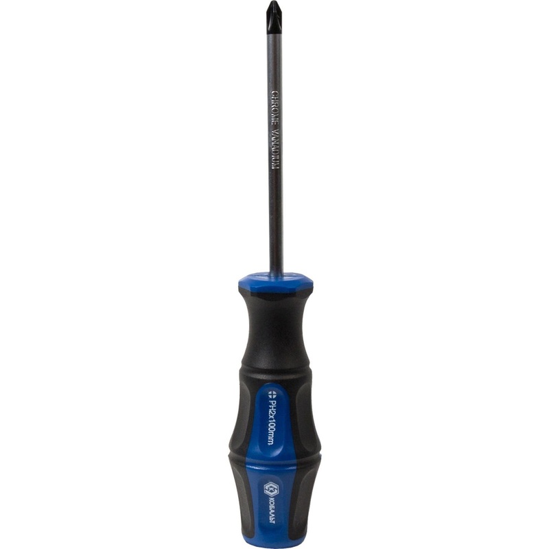 Изображение товара Отвёртка крестовая PH2 100 мм Ultra Grip с магнитом и кобальтовым стержнем