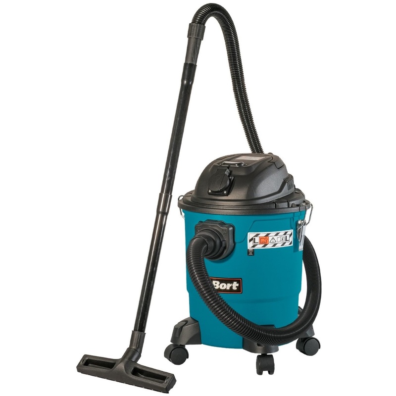 Изображение товара Строительный пылесос Bort BSS-1220-P 1200 Вт с розеткой для инструмента 20 л