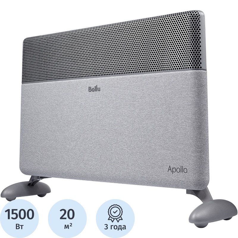 Изображение товара Конвектор Ballu Apollo Digital Inverter BEC/ATI-1501 1500 Вт серый с Wi-Fi