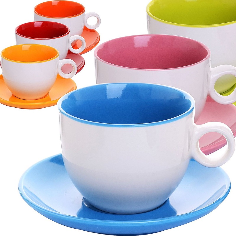 Изображение товара Чайный набор Loraine (27581) на 6 персон из керамики, 12 предметов