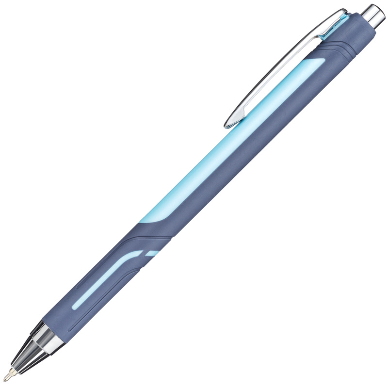 Изображение товара Ручка шариковая автоматическая Комус Ultra Tech синяя 0.3 мм