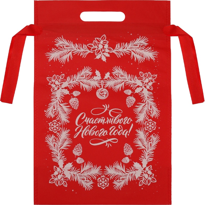Изображение товара Мешочек подарочный Miland Еловое настроение (36x24x12 см, НУ-6246)