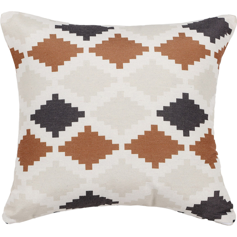 Изображение товара Декоративная подушка 40х40 см разноцветная с фотопечатью и съемным чехлом